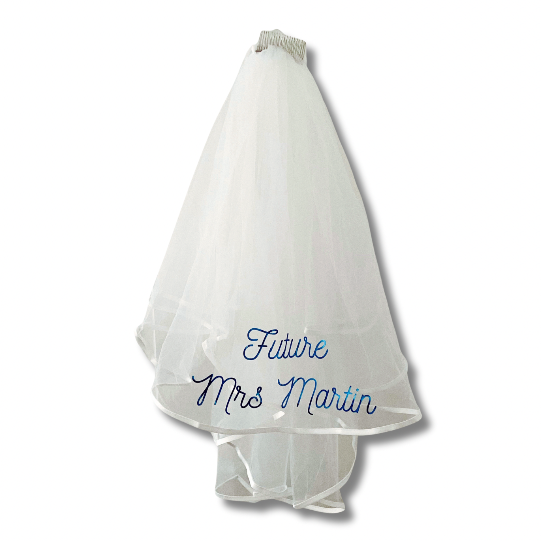 Personalised Hen Party Veil