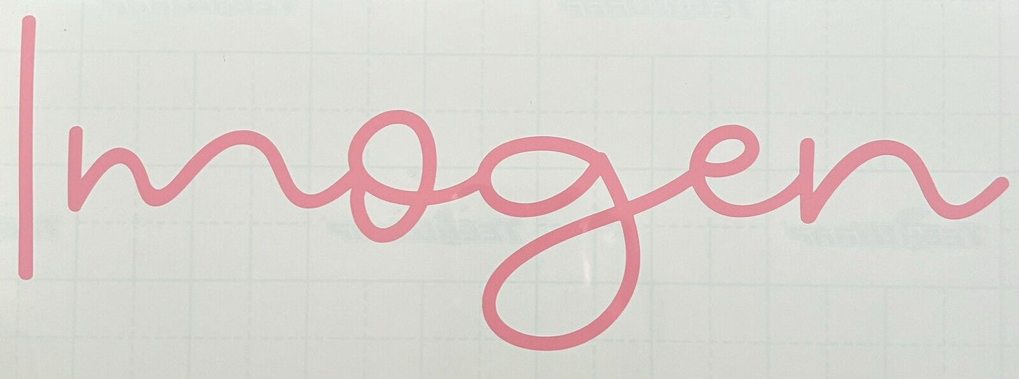 Small Personalised Custom Vinyl Decal Sticker 2.5cm