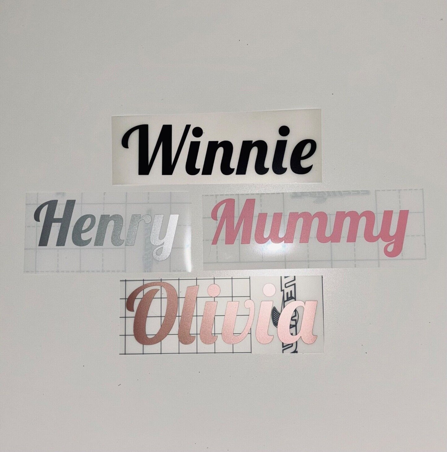 Small Personalised Custom Vinyl Decal Sticker 2.5cm