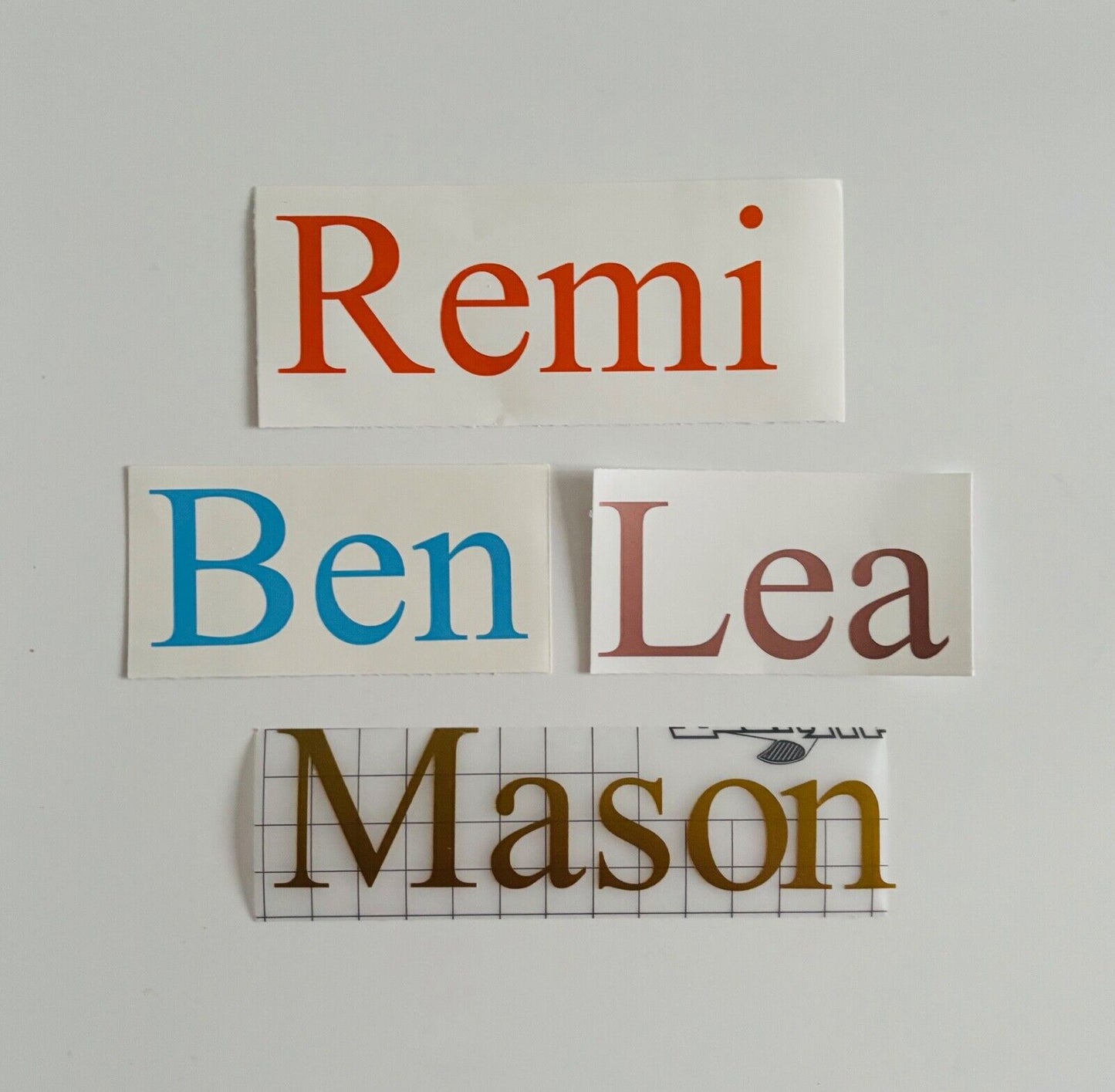 Small Personalised Custom Vinyl Decal Sticker 2.5cm