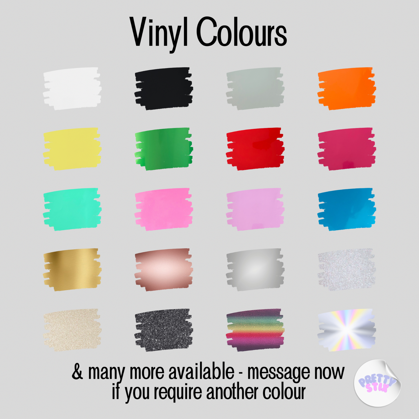 Small Personalised Custom Vinyl Decal Sticker 2.5cm