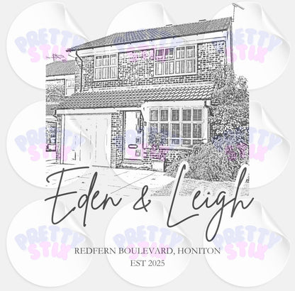 Personalised New Home Photo Foil Print