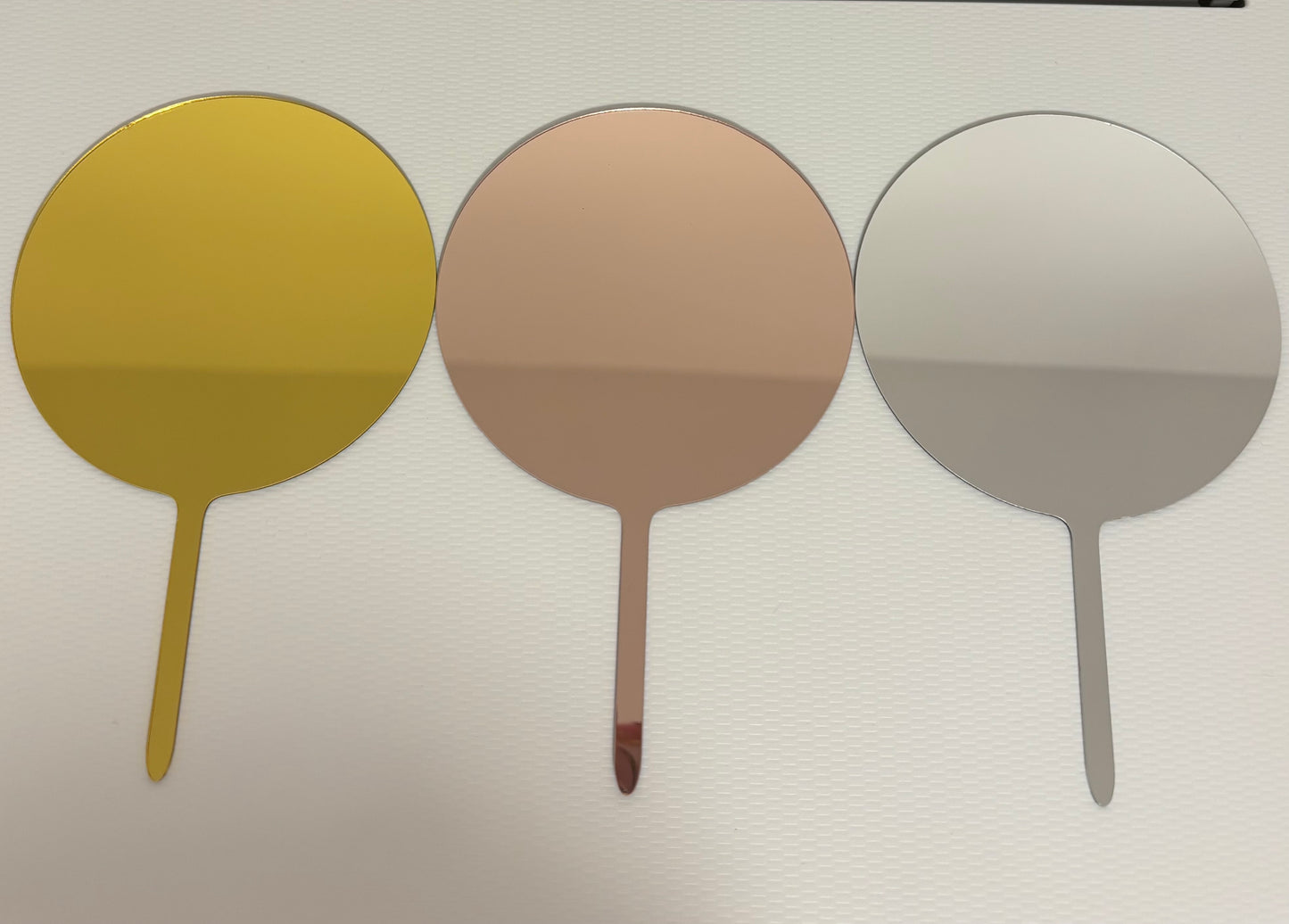 Personalised Luxury Mirrored Cake Topper