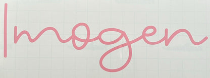 Small Personalised Custom Vinyl Decal Sticker 2.5cm